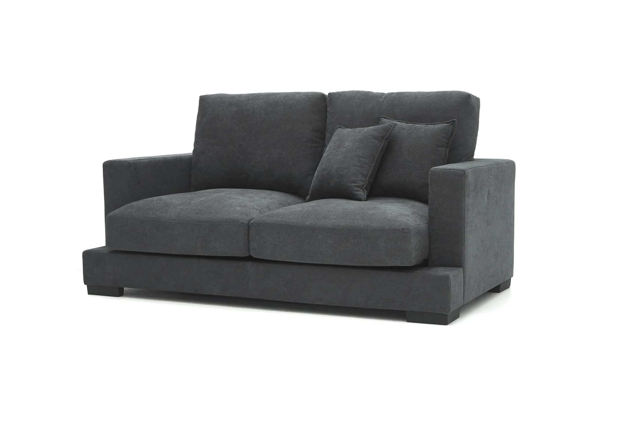 Albany Lounge Suite 3+2 - Dark Grey - Image 8