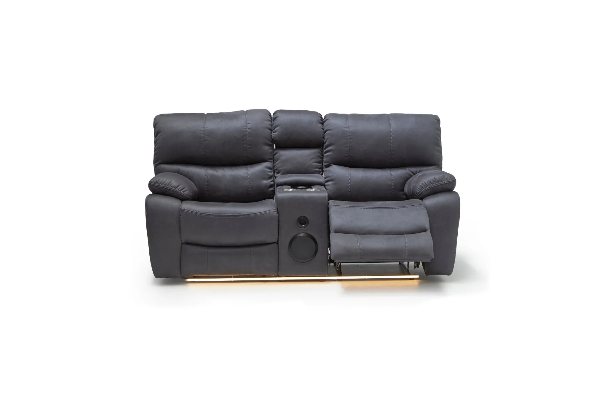 Calton 3-Piece Recliner Sofa Set - Dark Grey - Image 7
