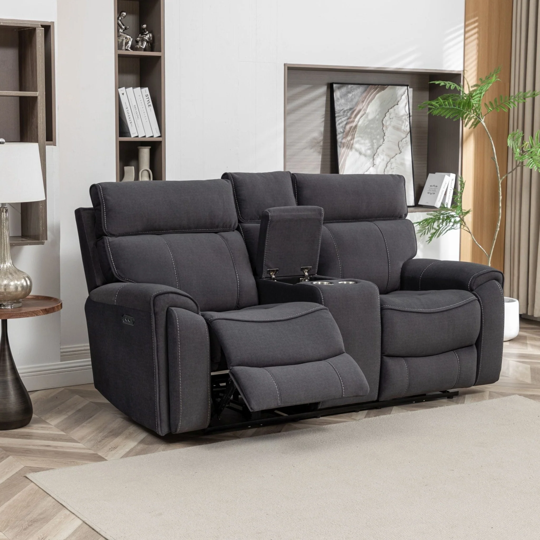Sable 3-Piece Electric Recliner Sofa Set - Image 6