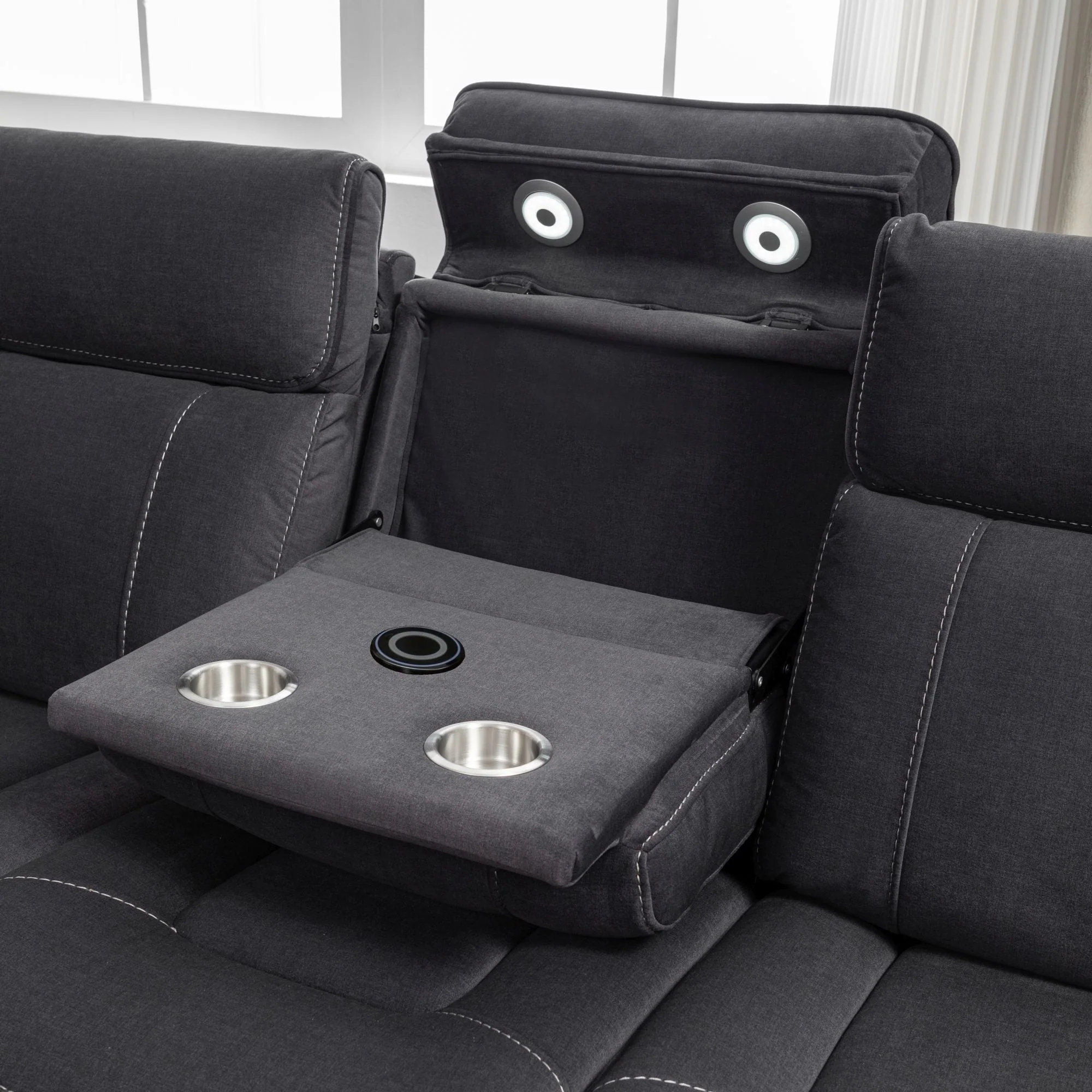 Sable 3-Seater Electric Recliner Sofa - Image 3