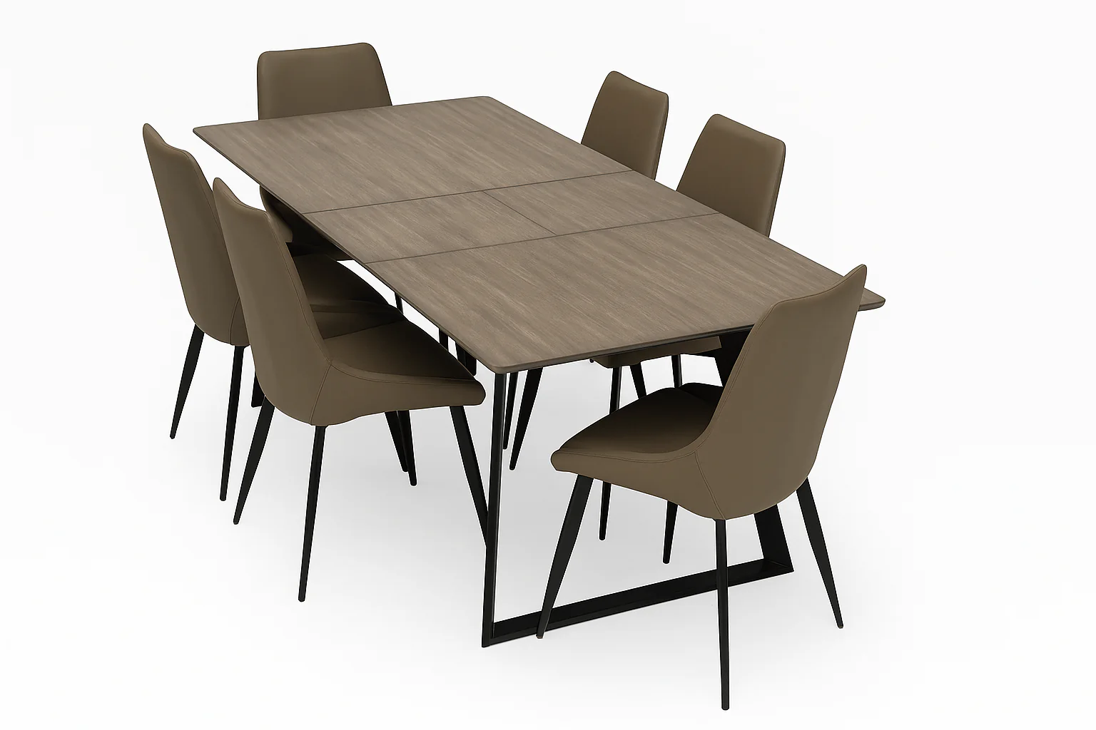 Shelton Extendable 7-Piece Dining Set With Linnea Chairs - Image 3
