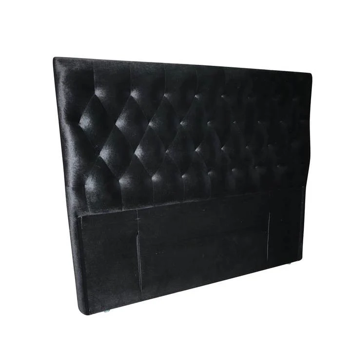 Seattle Black Velvet Headboard - Image 3