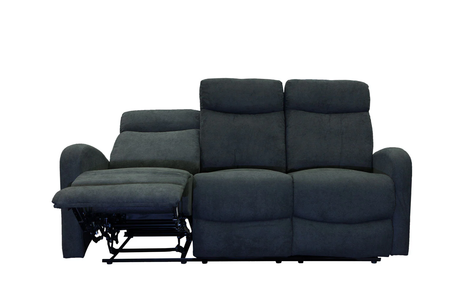 Verona Black 3 Piece Recliner Lounge Suite - Image 5